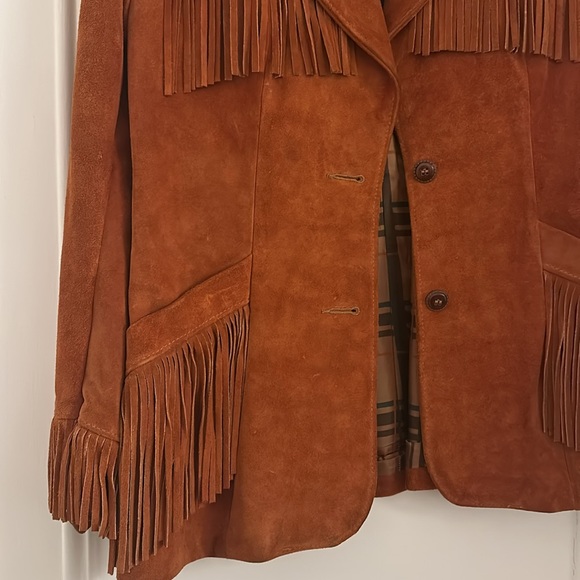 Vintage suede fringe jacket - Picture 2 of 4